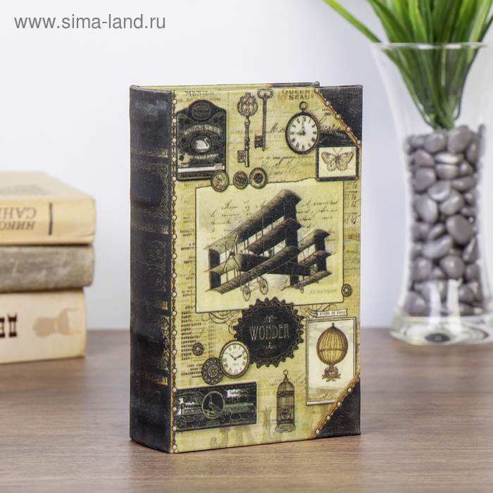 Сейф-книга дерево шёлк "История авиации" 17х11х5 см
Сейф-книга дерево шёлк "История авиации" 17х11х5 см