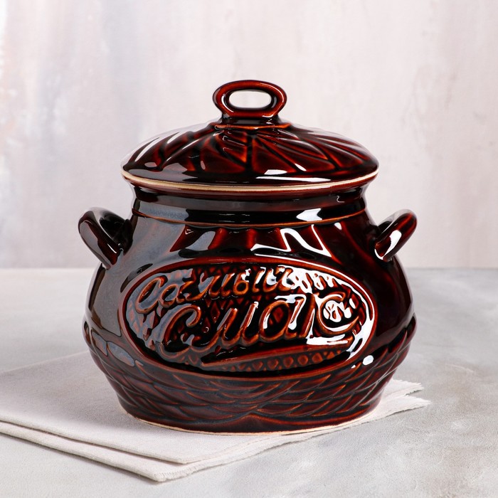 Горшок духовой "Смак", керамика, 3 л
Горшок духовой "Смак", керамика, 3 л