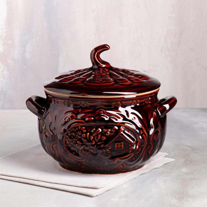 Горшок духовой "Репка", 3.2 л
Горшок духовой "Репка", 3.2 л