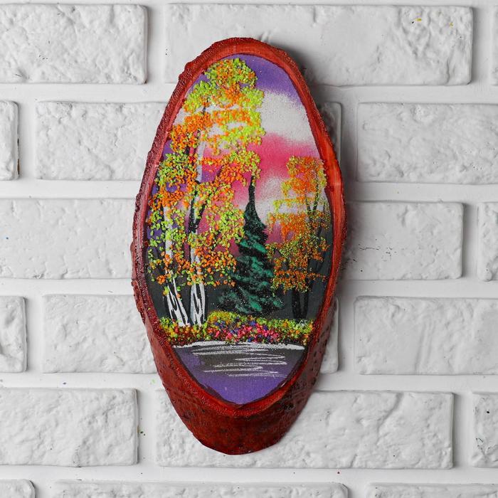 Панно на спиле "Осень", 30 см, каменная крошка, вертикальное, микс
Панно на спиле "Осень", 30 см, каменная крошка, вертикальное, микс