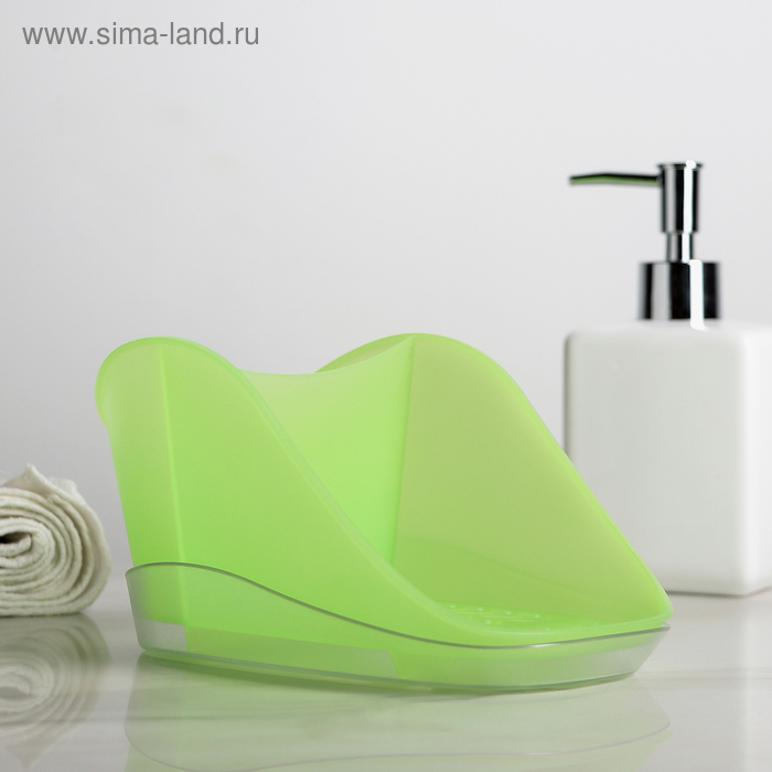 Подставка для моющего средства и губки Teo Plus, цвет киви
Подставка для моющего средства и губки Teo Plus, цвет киви