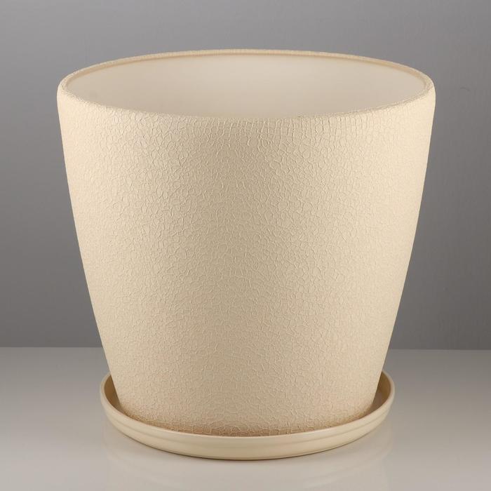 Горшок для цветов "Грация", шёлк, бежевый, 30 л
Горшок для цветов "Грация", шёлк, бежевый, 30 л
