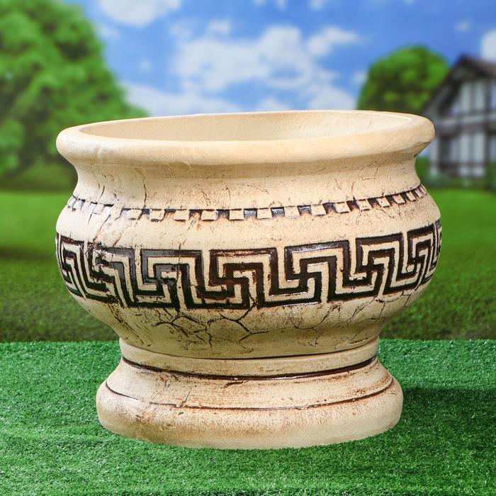 Кашпо садовое "Атлант", шамот, 52 л
Кашпо садовое "Атлант", шамот, 52 л