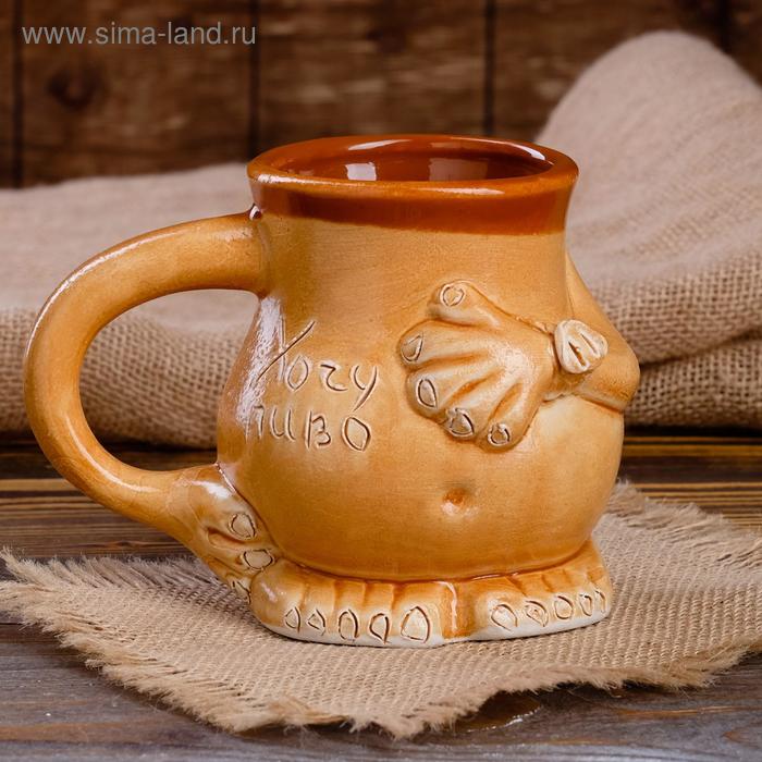 Бокал для пива "Пузо", под шамот, декорированная глиной, 0.5 л, микс
Бокал для пива "Пузо", под шамот, декорированная глиной, 0.5 л, микс