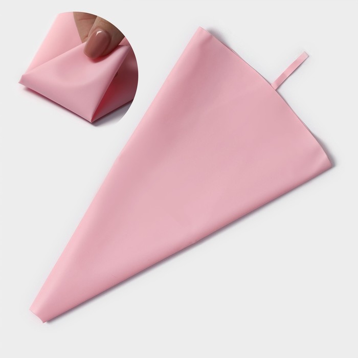фото Кондитерский мешок «алирио», 30×15 см, цвет розовый