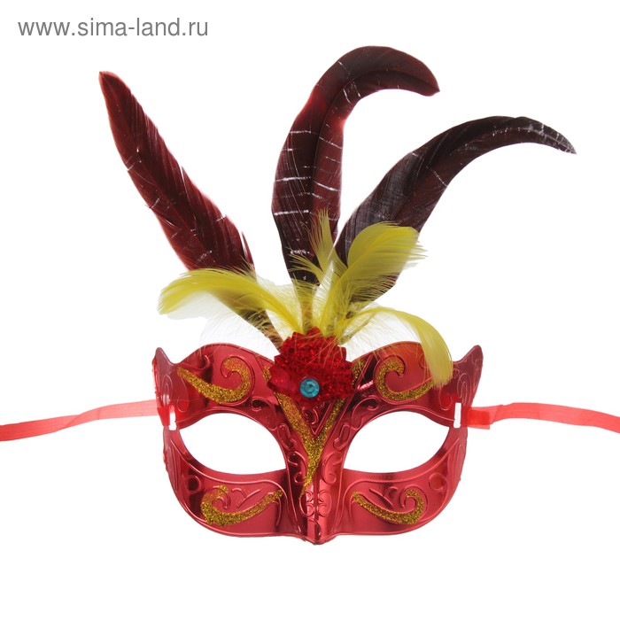 Карнавальная маска «Новинка», с перьями, цвета МИКС
Карнавальная маска «Новинка», с перьями, цвета МИКС