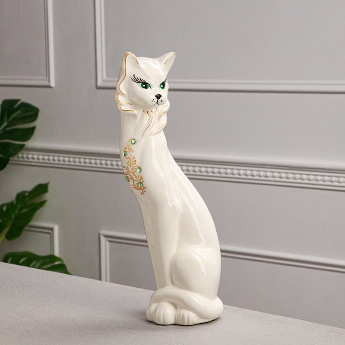 Копилка "Кошка Сиамская", глазурь, белая, 43 см
Копилка "Кошка Сиамская", глазурь, белая, 43 см