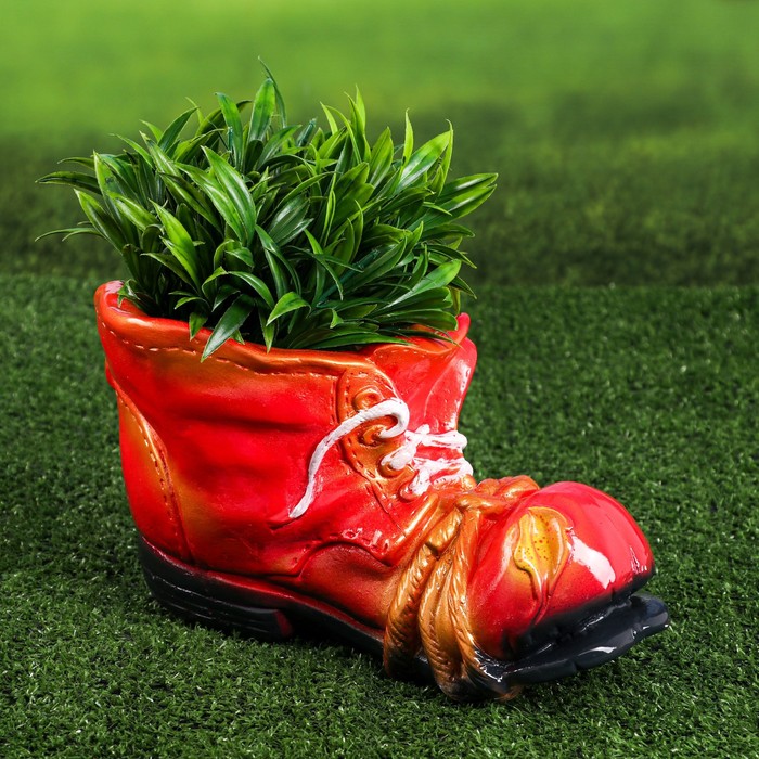 Кашпо "Ботинок'', разноцветное, гипс, 0.9 л, микс
Кашпо "Ботинок'', разноцветное, гипс, 0.9 л, микс