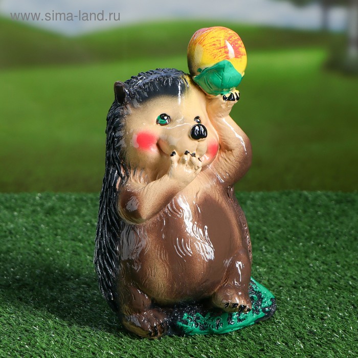 Садовая фигура "Ёж с яблоком", коричневая, 23 см
Садовая фигура "Ёж с яблоком", коричневая, 23 см