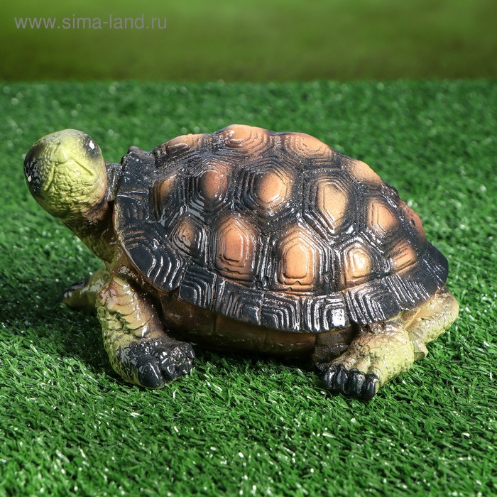 Садовая фигура "Черепаха Ник", зелёно-коричневая, 10 см
Садовая фигура "Черепаха Ник", зелёно-коричневая, 10 см