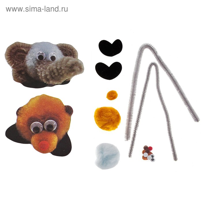 Набор для творчества «Наклейка- мишка, слоник» 2 шт.
Набор для творчества «Наклейка- мишка, слоник» 2 шт.