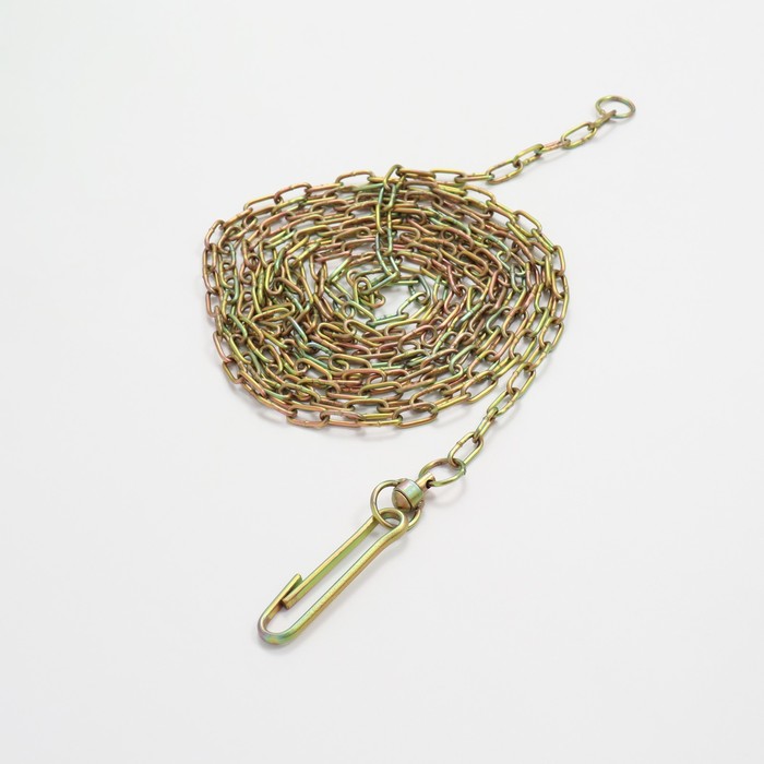 Цепь для привязи собак, 5м, калибр 3*21 мм, желтая
Цепь для привязи собак, 5м, калибр 3*21 мм, желтая