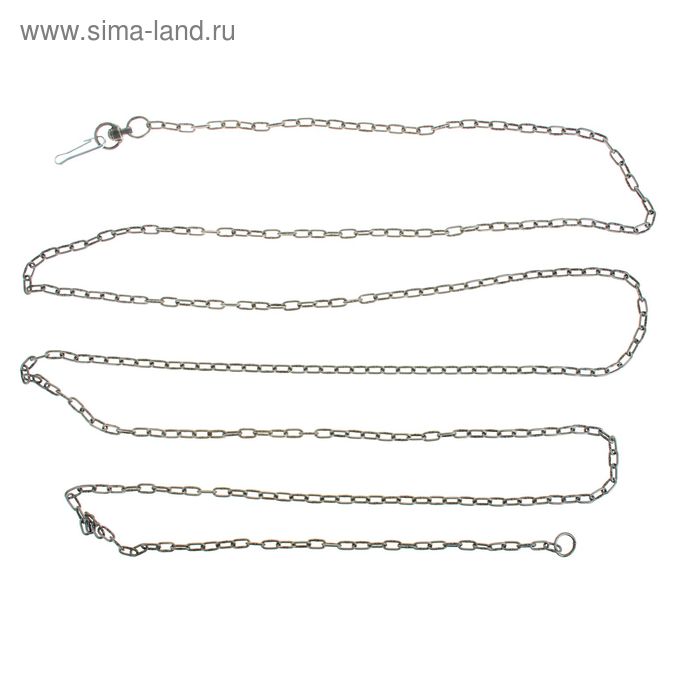 Цепь для привязи собак, 5м, калибр 3*16 мм, черная
Цепь для привязи собак, 5м, калибр 3*16 мм, черная