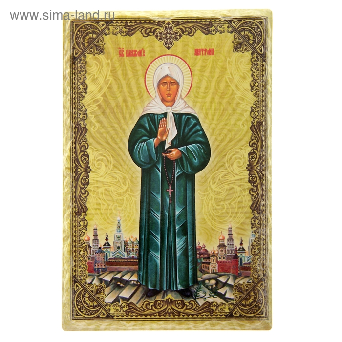 Икона с подвесом "Святая блаженная Матрона Московская"
Икона с подвесом "Святая блаженная Матрона Московская"