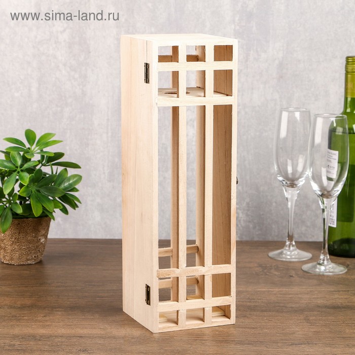 Шкатулка дерево под роспись под бутылку "Сетка" 36х11х11,5 см
Шкатулка дерево под роспись под бутылку "Сетка" 36х11х11,5 см