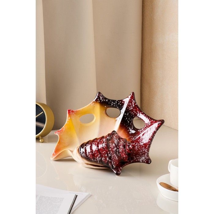 Ваза керамическая "Ракушка", настольная, разноцветная, 18 см, микс
Ваза керамическая "Ракушка", настольная, разноцветная, 18 см, микс