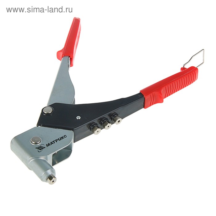 Заклепочник MATRIX 263 мм, поворотный 0-360°, заклепки 2.4, 3.2, 4, 4.8 мм 
Заклепочник MATRIX 263 мм, поворотный 0-360°, заклепки 2.4, 3.2, 4, 4.8 мм