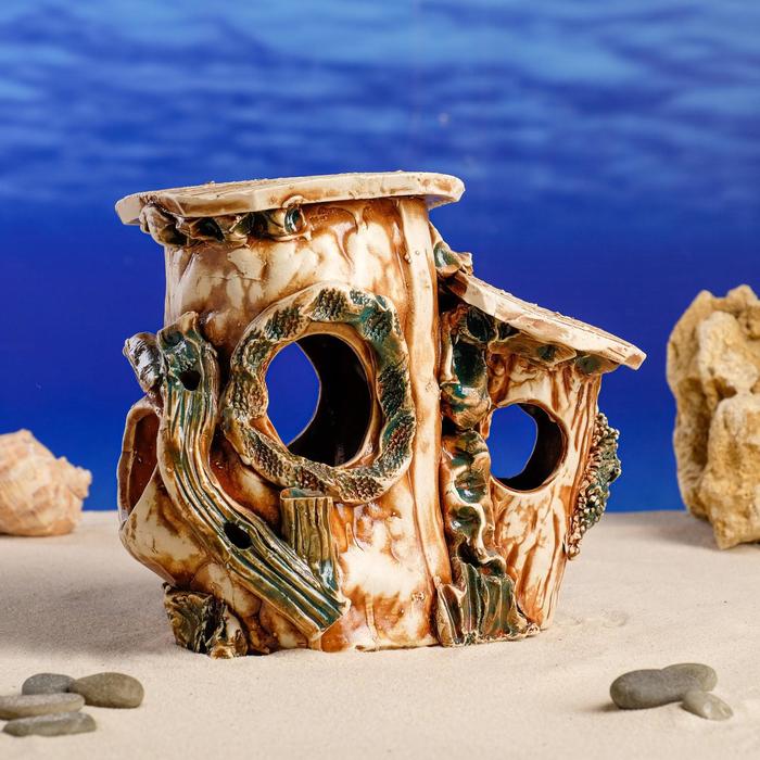 Декорация для аквариума "Черепашник двойной", 13 х 20 х 17 см
Декорация для аквариума "Черепашник двойной", 13 х 20 х 17 см