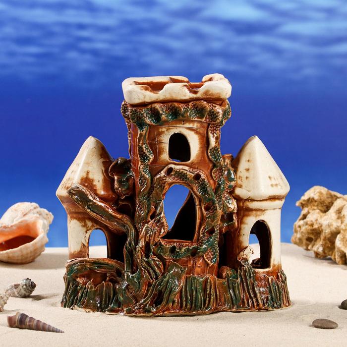 Декорация для аквариума "Крепость с куполами", 10 х 20 х 22 см, микс
Декорация для аквариума "Крепость с куполами", 10 х 20 х 22 см, микс