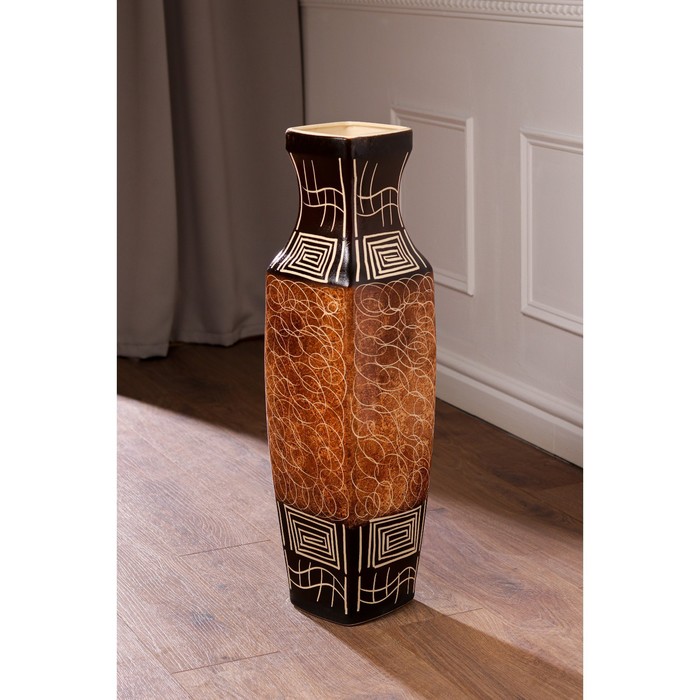 Ваза керамическая "Лира", напольная, абстракция, 70 см, авторская работа
Ваза керамическая "Лира", напольная, абстракция, 70 см, авторская работа