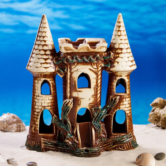 Аквадекор-грот для аквариума "Замок", 9х25х30 см
Аквадекор-грот для аквариума "Замок", 9х25х30 см