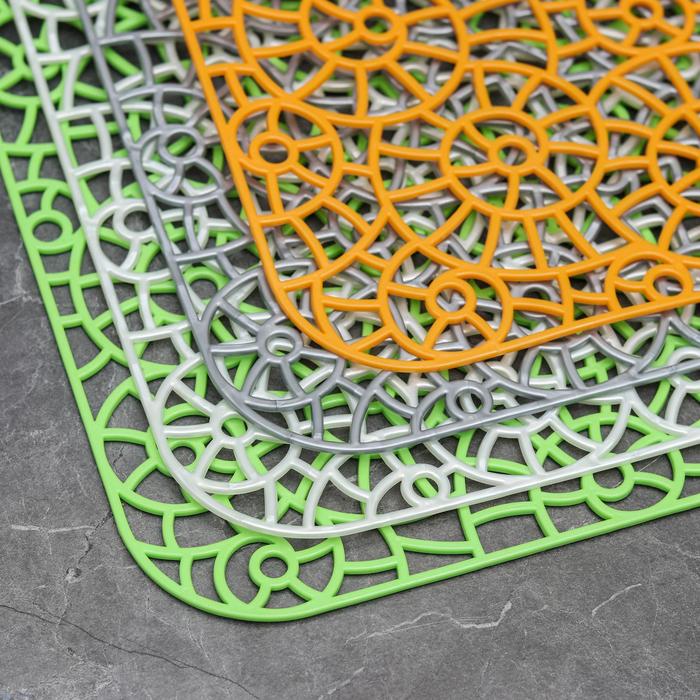 фото Решетка для раковины «грата», 28×28 см, цвет микс martika