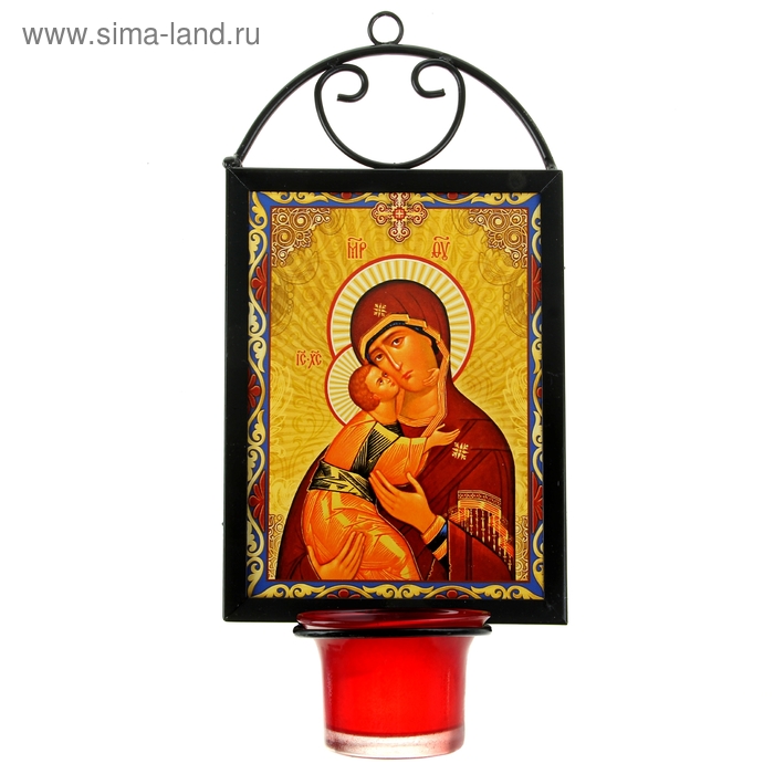 Икона "Божией Матери Владимирской" с лампадой
Икона "Божией Матери Владимирской" с лампадой