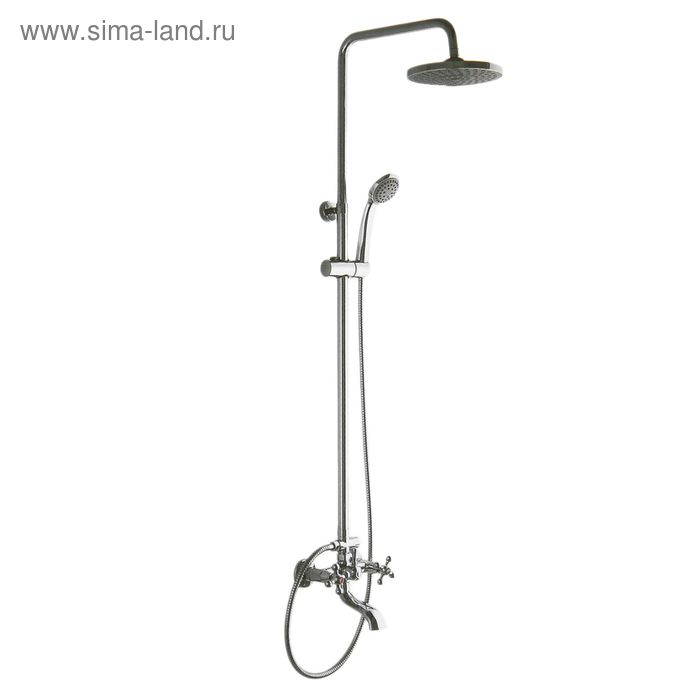 Штанга со смесителем Accoona A8371, двухрычажная, с тропическим душем, хром
Штанга со смесителем Accoona A8371, двухрычажная, с тропическим душем, хром