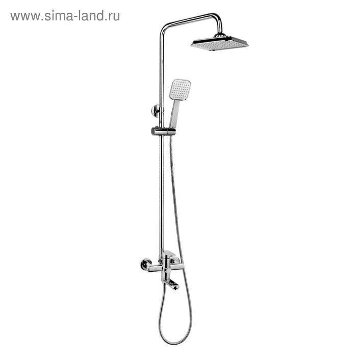 Штанга со смесителем Accoona A8395, однорычажная, с тропическим душем, хром
Штанга со смесителем Accoona A8395, однорычажная, с тропическим душем, хром