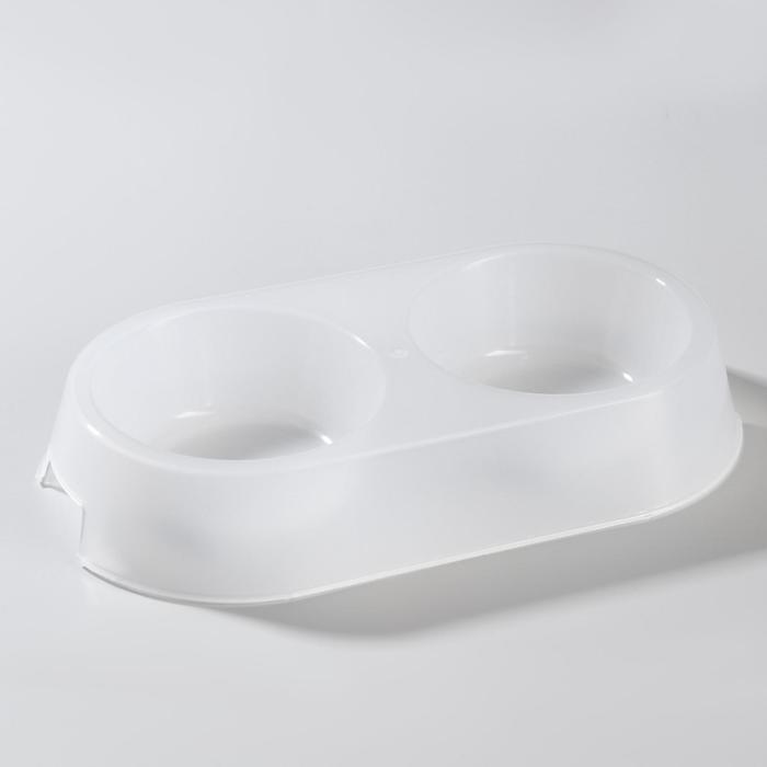 Миска пластиковая двойная 29,5 х 16,5 х 5 см, прозрачная
Миска пластиковая двойная 29,5 х 16,5 х 5 см, прозрачная