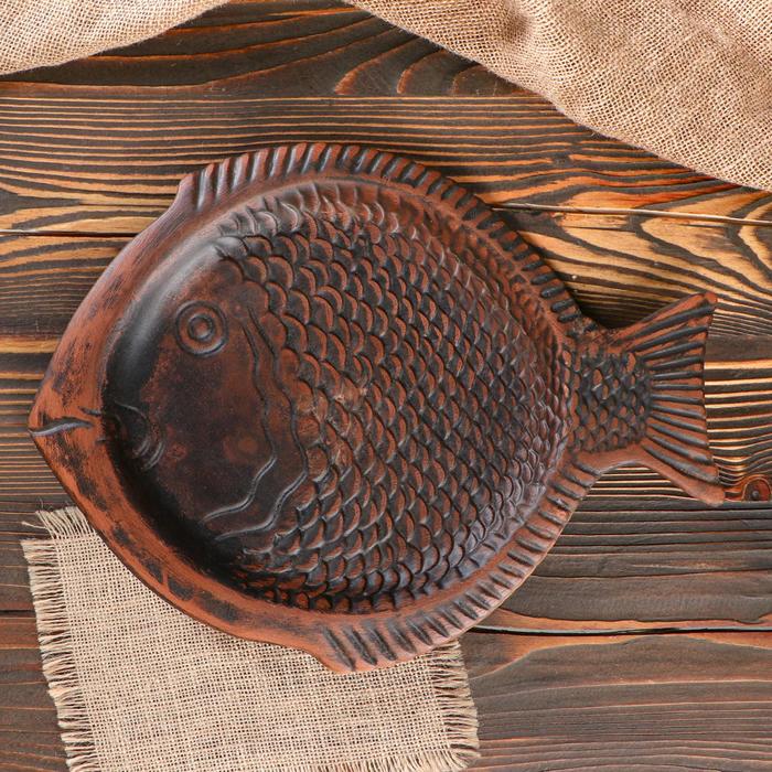 Блюдо для подачи "Камбала", декор, красная глина, 28х37 см
Блюдо для подачи "Камбала", декор, красная глина, 28х37 см