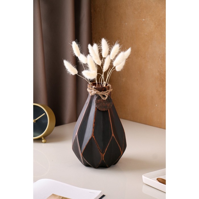 Ваза настольная "Оригами", красная глина, 23 см
Ваза настольная "Оригами", красная глина, 23 см