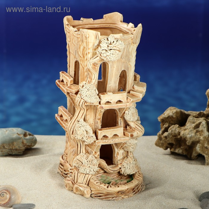 Декорация для аквариума "Замок квадратный с лестницей", 12х14х22 см, микс
Декорация для аквариума "Замок квадратный с лестницей", 12х14х22 см, микс