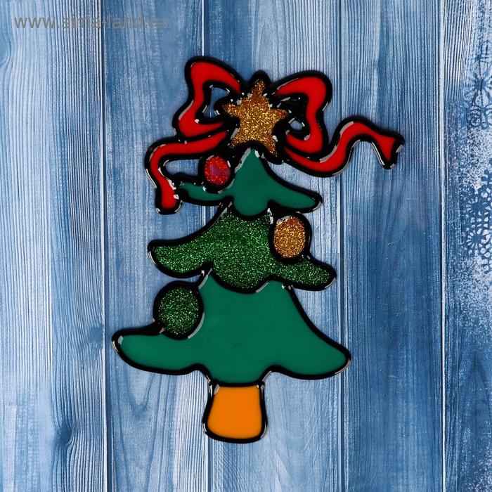 Наклейка на стекло "Ёлка с бантиком" 14х10,5 см
Наклейка на стекло "Ёлка с бантиком" 14х10,5 см