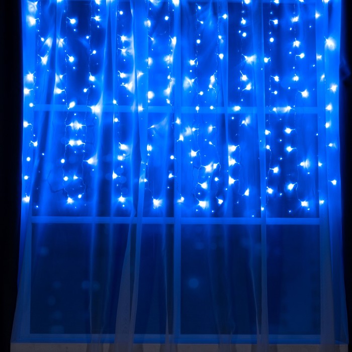 Гирлянда «Занавес» 1.5 × 1 м, IP20, прозрачная нить, 180 LED, свечение синее, 8 режимов, 220 В
Гирлянда «Занавес» 1.5 × 1 м, IP20, прозрачная нить, 180 LED, свечение синее, 8 режимов, 220 В