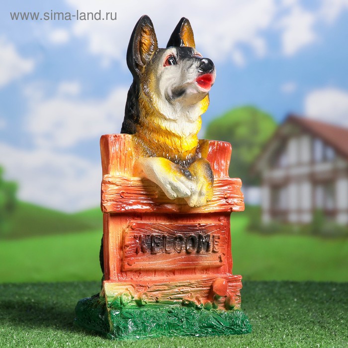 Садовая фигура "Овчарка Welcome" 19х19х39см микс
Садовая фигура "Овчарка Welcome" 19х19х39см микс