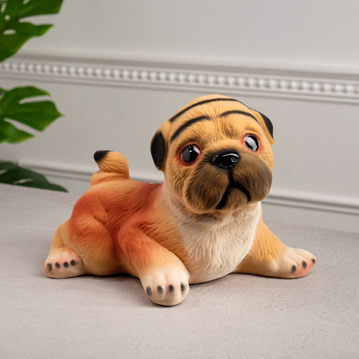 Копилка "Мопс", бежевый цвет, флок, 20 см
Копилка "Мопс", бежевый цвет, флок, 20 см