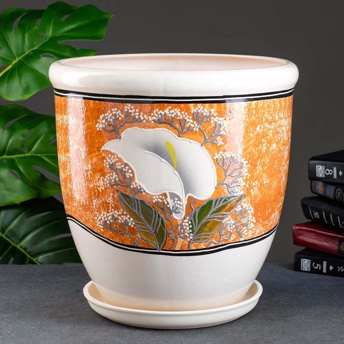 Горшок цветочный "Ирис 1" Цветы 15л
Горшок цветочный "Ирис 1" Цветы 15л