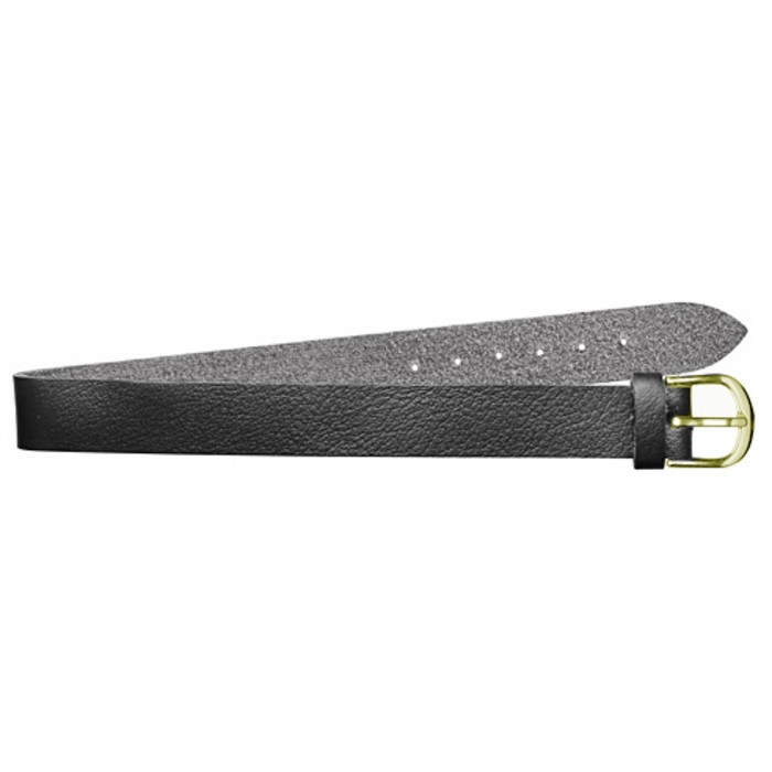 фото Ремешок для часов, женский, 10 мм, натуральная кожа, чёрный straps