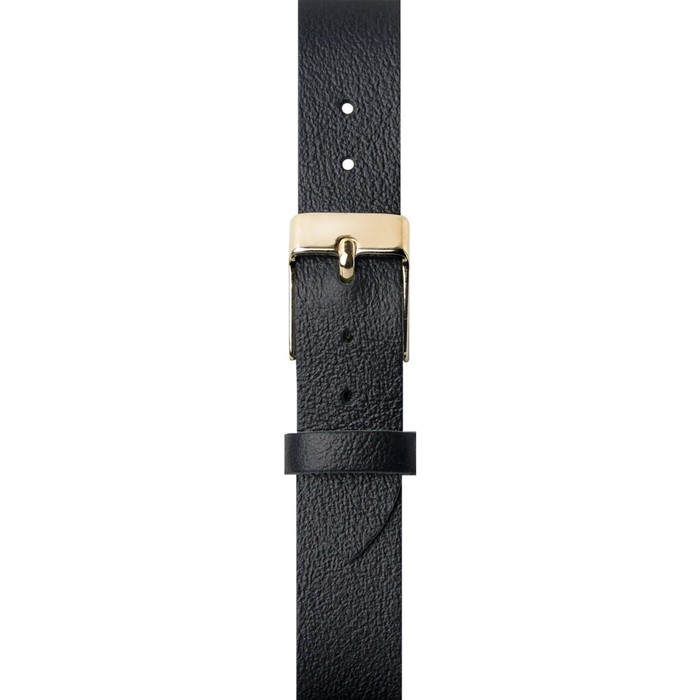 фото Ремешок для часов, женский, 14 мм, l= 24 см, натуральная кожа, чёрный straps
