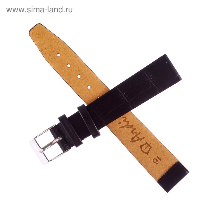 ремешок для часов, мужской, 16 мм, черный, фактура крокодил микс
ремешок для часов, мужской, 16 мм, черный, фактура крокодил микс