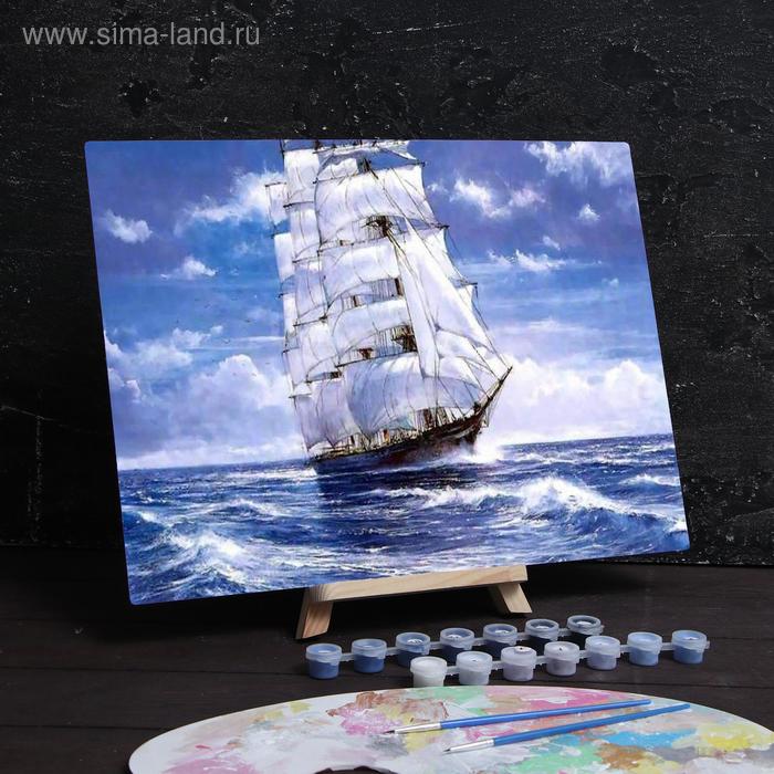 Роспись по номерам без подрамника "Корабль", 40 х 30 см
Роспись по номерам без подрамника "Корабль", 40 х 30 см