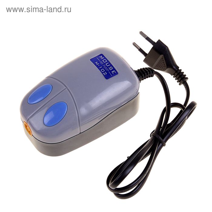 Компрессор аквариумный M-102 2,3 Вт,2,5 л./мин.
Компрессор аквариумный M-102 2,3 Вт,2,5 л./мин.