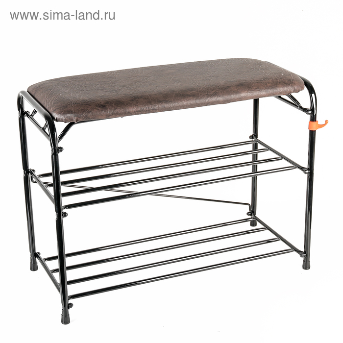 Подставка для обуви с сиденьем, 3 яруса, 65×30×48 см, цвет чёрный
Подставка для обуви с сиденьем, 3 яруса, 65×30×48 см, цвет чёрный