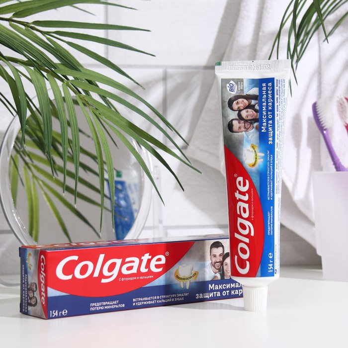 фото Зубная паста colgate «максимальная защита от кариеса», свежая мята, 100 мл