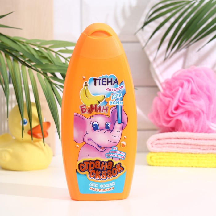 Пена для ванн "Страна сказок" с ароматом банана, 350 мл
Пена для ванн "Страна сказок" с ароматом банана, 350 мл