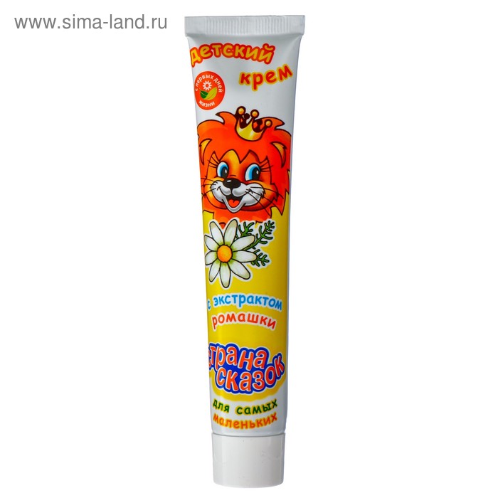 Крем детский "Страна сказок" с экстрактом ромашки, 50 мл
Крем детский "Страна сказок" с экстрактом ромашки, 50 мл