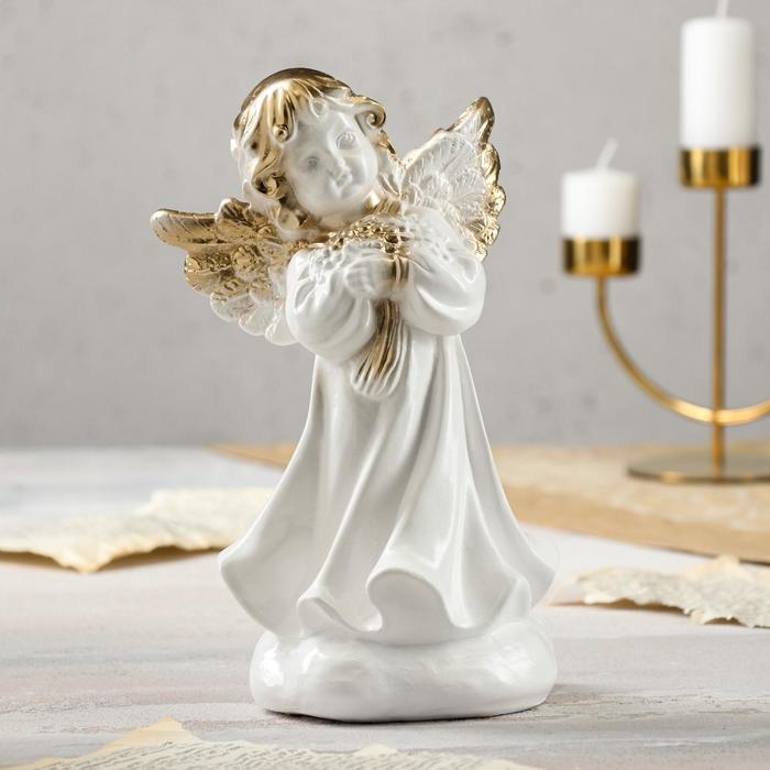 Статуэтка "Ангел с букетом", 25 см
Статуэтка "Ангел с букетом", 25 см