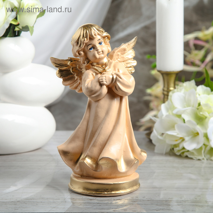 Статуэтка "Ангел молящийся" 23 см, бежевая
Статуэтка "Ангел молящийся" 23 см, бежевая