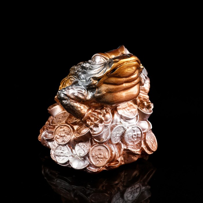 Копилка "Жаба", глянец, бронзовая, гипс, 13 см
Копилка "Жаба", глянец, бронзовая, гипс, 13 см